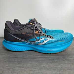 Saucony Ride 16 Mens Size 12 Blue Athletic Running Low Top Shoes S20830-27